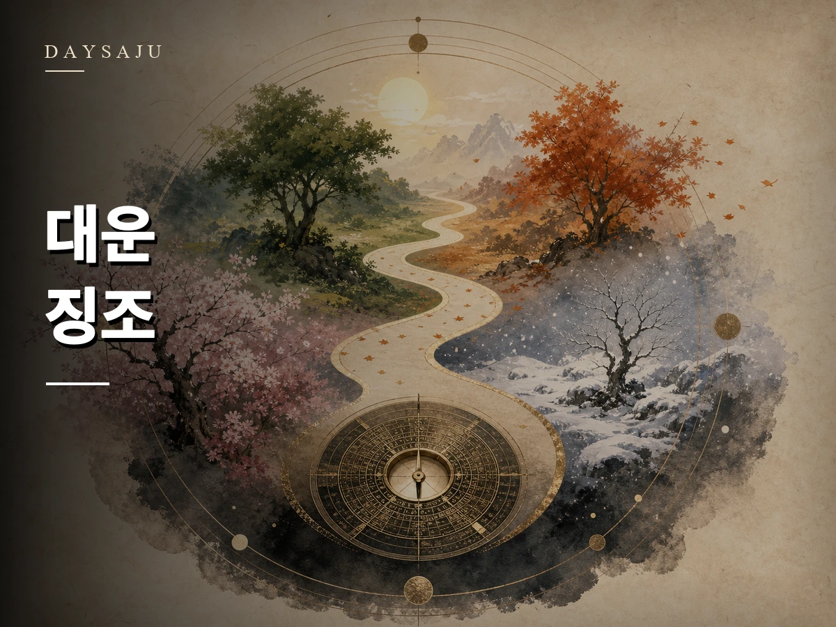 대운이 바뀔 때 나타나는 징조와 교운기를 상징하는 데이사주 블로그 썸네일