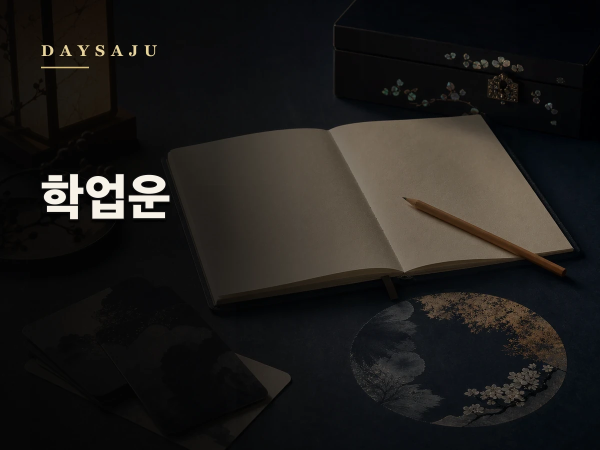 사주 학업운과 자신에게 맞는 공부 흐름을 살펴보는 데이사주 블로그 썸네일